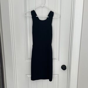 LOFT Black Sleeveless Mini Dress